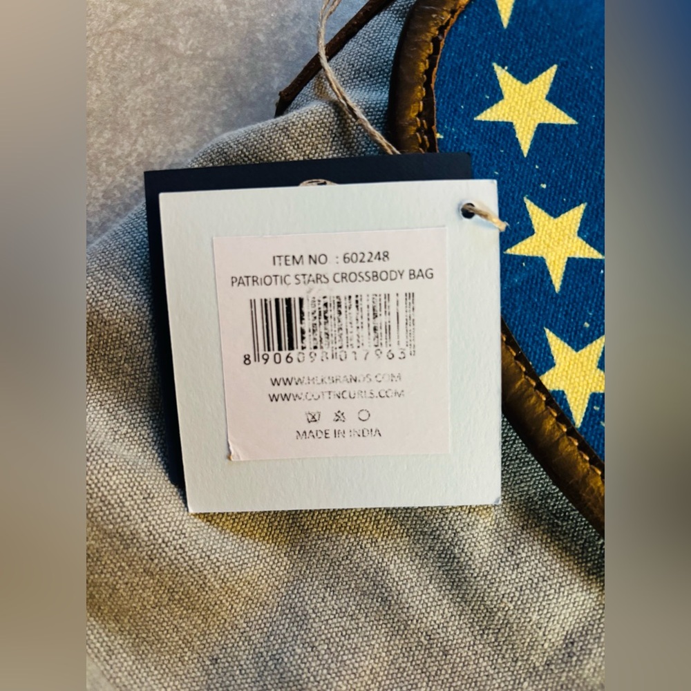 Cott n Curls “Patriotic Sling” Crossbody/Sling Bag - Picture 12 of 15